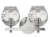 Lighting - Bath And Vanity Burns 2 Light Bath Bracket // Polished Nickel 