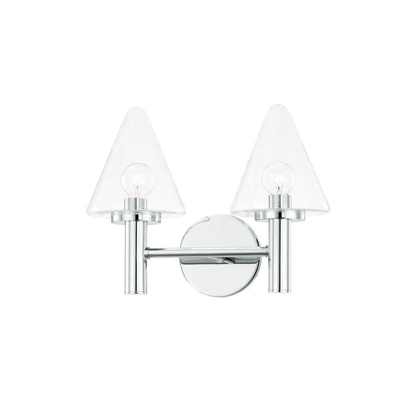 Lighting - Bath And Vanity Connie 2 Light Bath & Vanity // Polished Chrome 