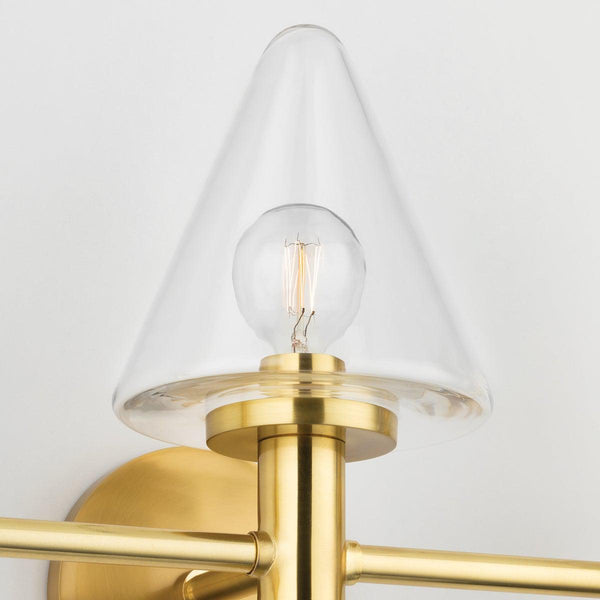 Lighting - Bath And Vanity Connie 3 Light Bath & Vanity // Aged Brass 