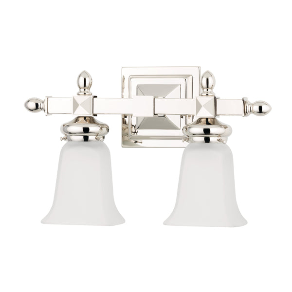 Lighting - Bath And Vanity Cumberland 2 Light Bath Bracket // Polished Nickel 