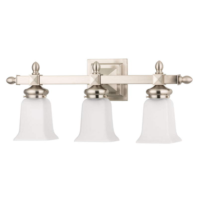 Lighting - Bath And Vanity Cumberland 3 Light Bath Bracket // Satin Nickel 