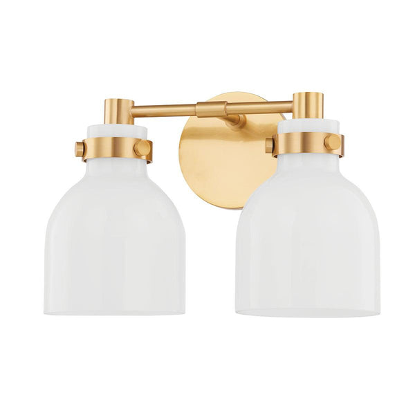 Lighting - Bath And Vanity Elli 2 Light Bath Sconce // Aged Brass 