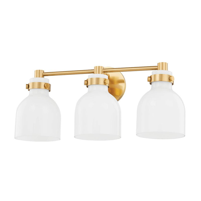 Lighting - Bath And Vanity Elli 3 Light Bath Vanity // Aged Brass 