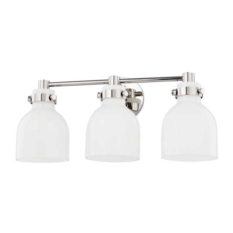 Lighting - Bath And Vanity Elli 3 Light Bath Vanity // Polished Nickel 