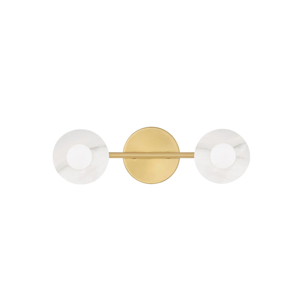 Lighting - Bath And Vanity Elmont 2 Light Bath Bracket // Aged Brass 