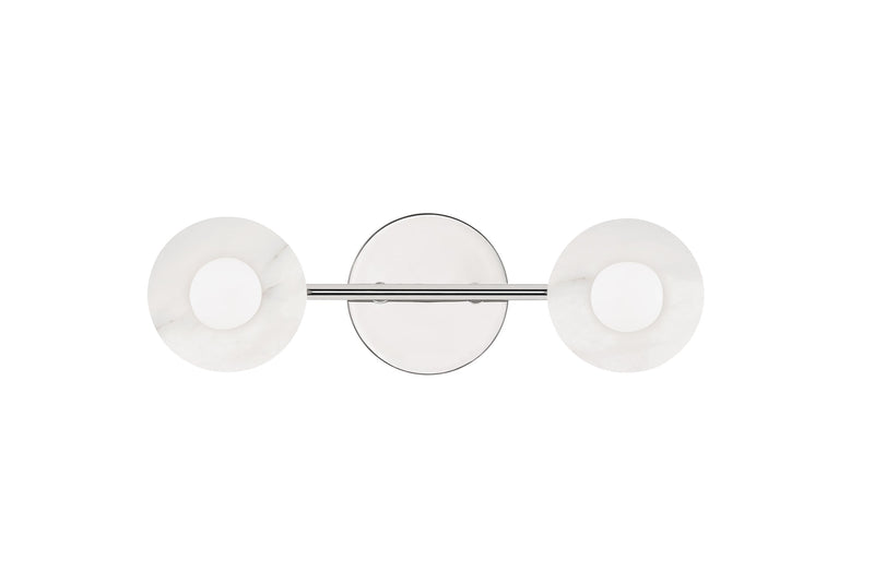 Lighting - Bath And Vanity Elmont 2 Light Bath Bracket // Polished Nickel 