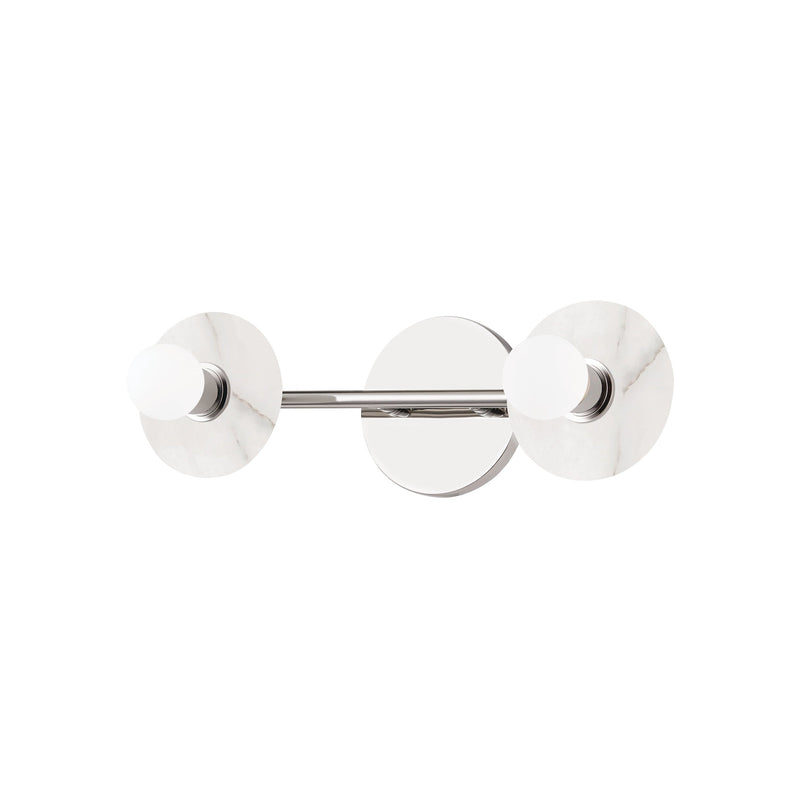 Lighting - Bath And Vanity Elmont 2 Light Bath Bracket // Polished Nickel 