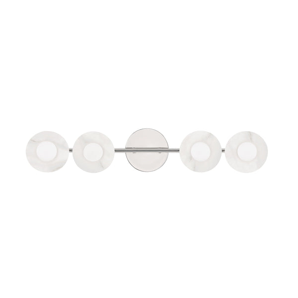 Lighting - Bath And Vanity Elmont 4 Light Bath Bracket // Polished Nickel 