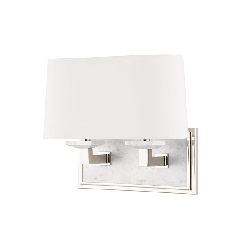 Lighting - Bath And Vanity Elwood 2 Light Bath Bracket // Polished Nickel 