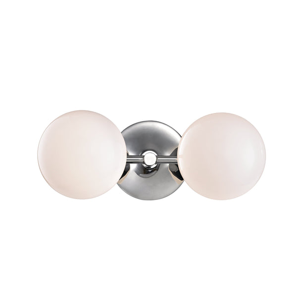 Lighting - Bath And Vanity Fleming 2 Light Bath Bracket // Polished Nickel 