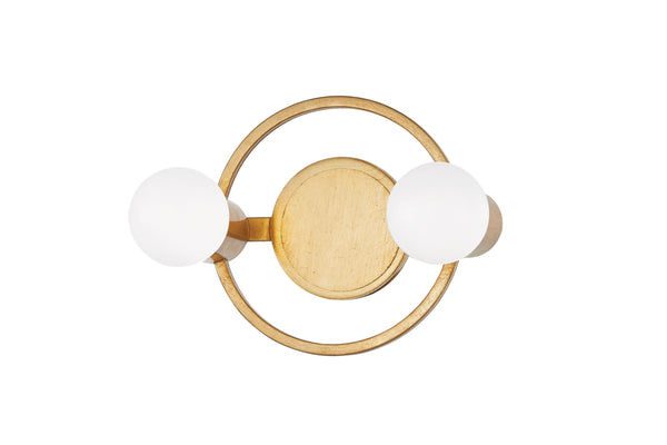 Lighting - Bath And Vanity Hope 2 Light Bath Bracket // Gold Leaf 