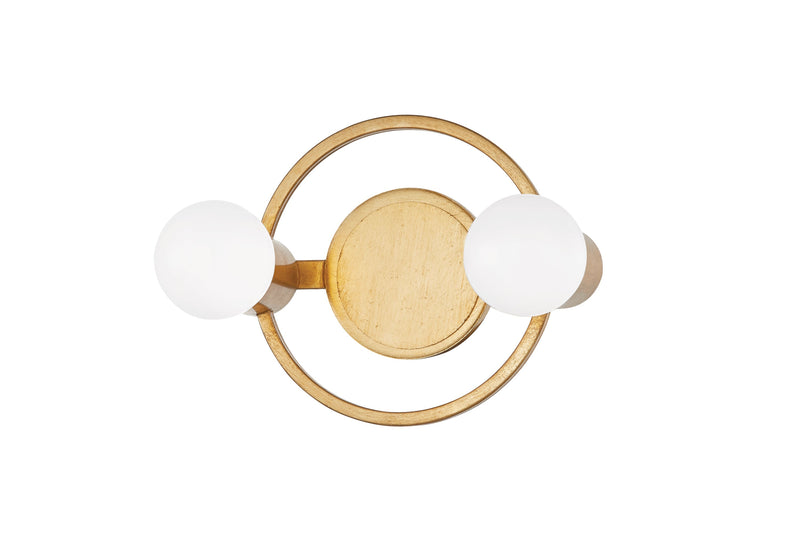 Lighting - Bath And Vanity Hope 2 Light Bath Bracket // Gold Leaf 