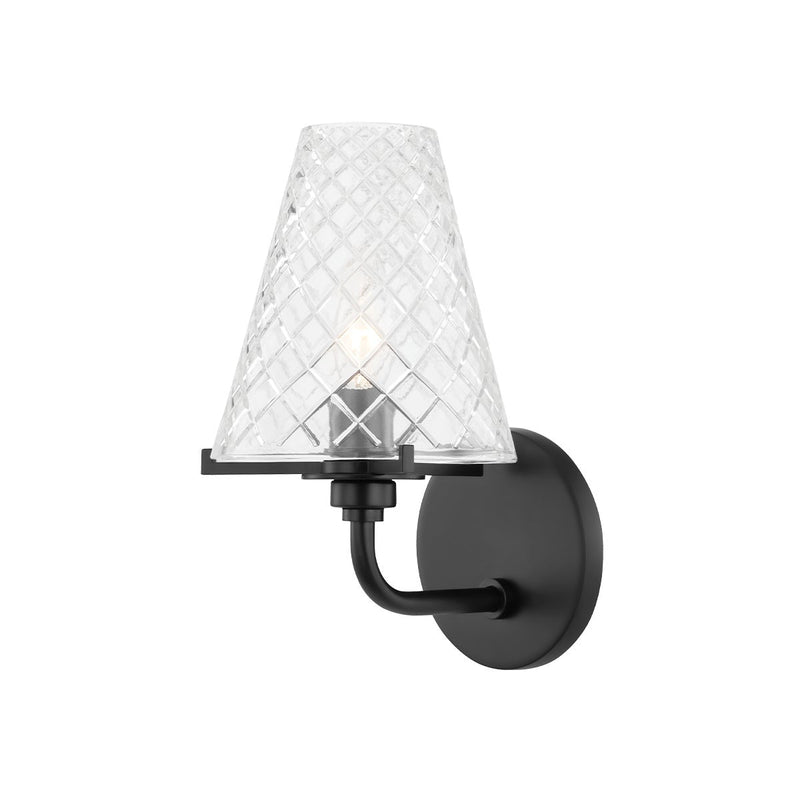 Lighting - Bath And Vanity Irene 1 Light Bath Bracket // Soft Black 