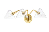 Lighting - Bath And Vanity Isabella 3 Light Wall Sconce // Aged Brass 