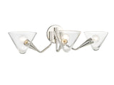 Lighting - Bath And Vanity Isabella 3 Light Wall Sconce // Polished Nickel 