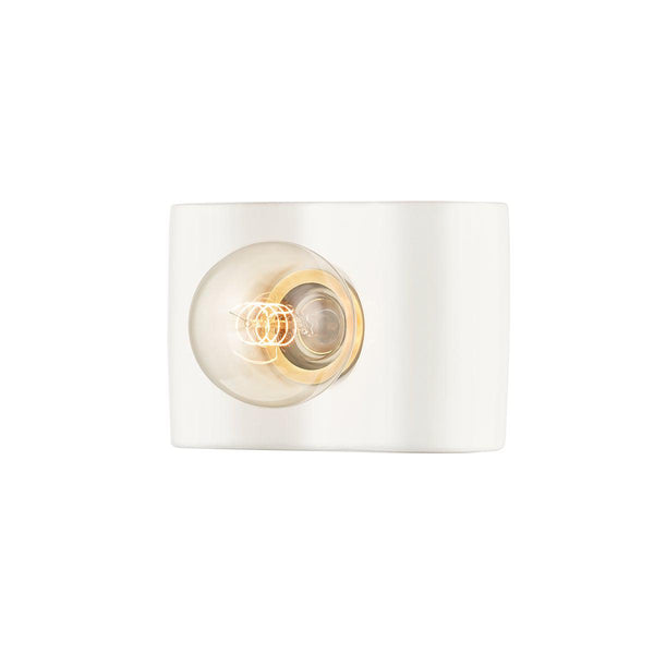 Lighting - Bath And Vanity Jillian 1 Light Bath Bracket // Ceramic White 