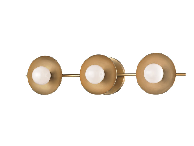 Lighting - Bath And Vanity Julien 3 Light Bath Bracket // Aged Brass 