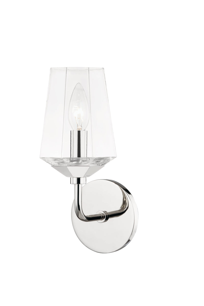 Lighting - Bath And Vanity Kayla 1 Light Bath Bracket // Polished Nickel 