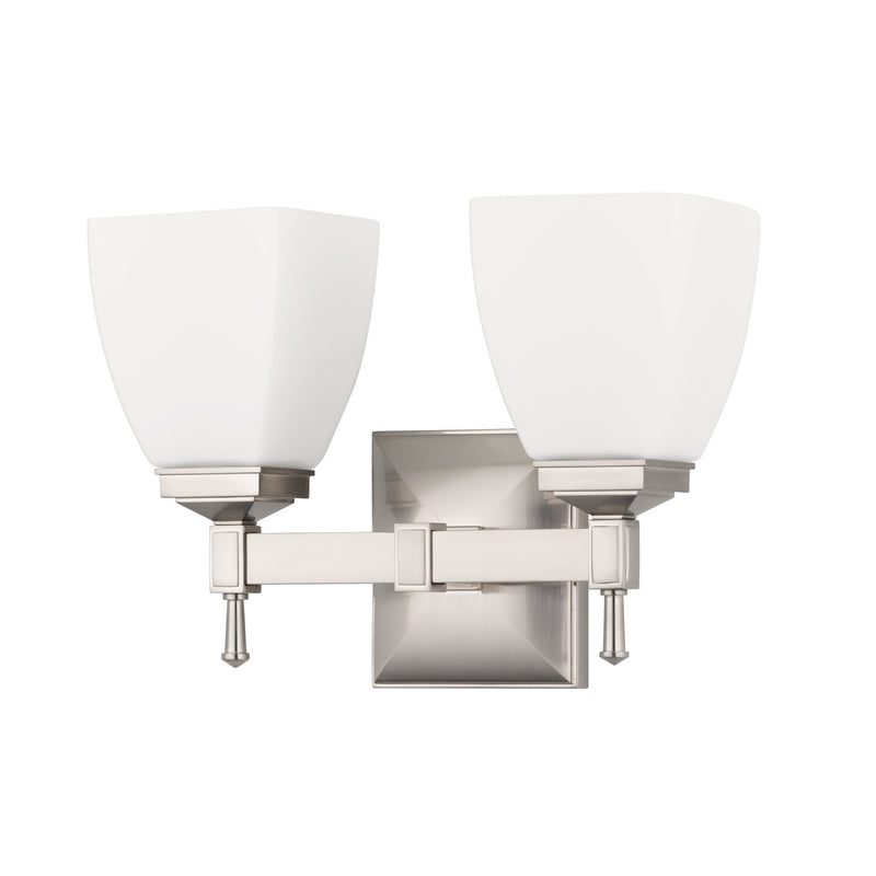 Lighting - Bath And Vanity Kent 2 Light Bath Bracket // Satin Nickel 