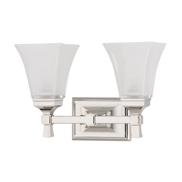 Lighting - Bath And Vanity Kirkland 2 Light Bath Bracket // Polished Nickel 