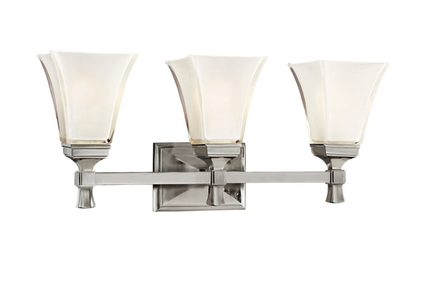 Lighting - Bath And Vanity Kirkland 3 Light Bath Bracket // Satin Nickel 