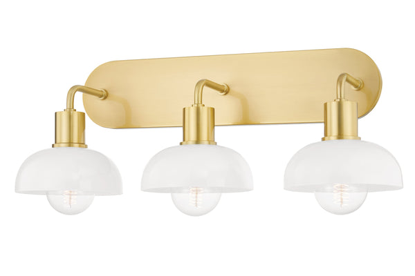 Lighting - Bath And Vanity Kyla 3 Light Bath Bracket // Aged Brass 