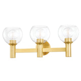 Lighting - Bath And Vanity Leslie 3 Light Bath Bracket // Aged Brass 