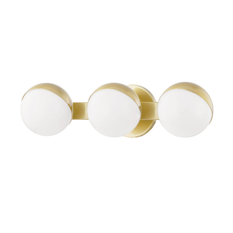 Lighting - Bath And Vanity Lodi 3 Light Bath Bracket // Aged Brass 