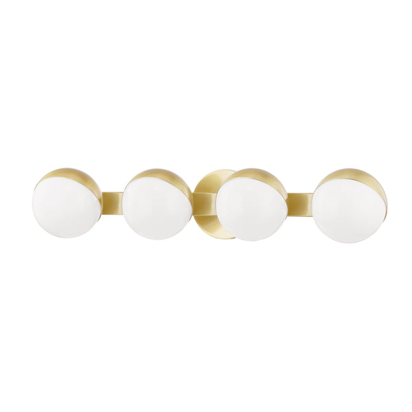 Lighting - Bath And Vanity Lodi 4 Light Bath Bracket // Aged Brass 