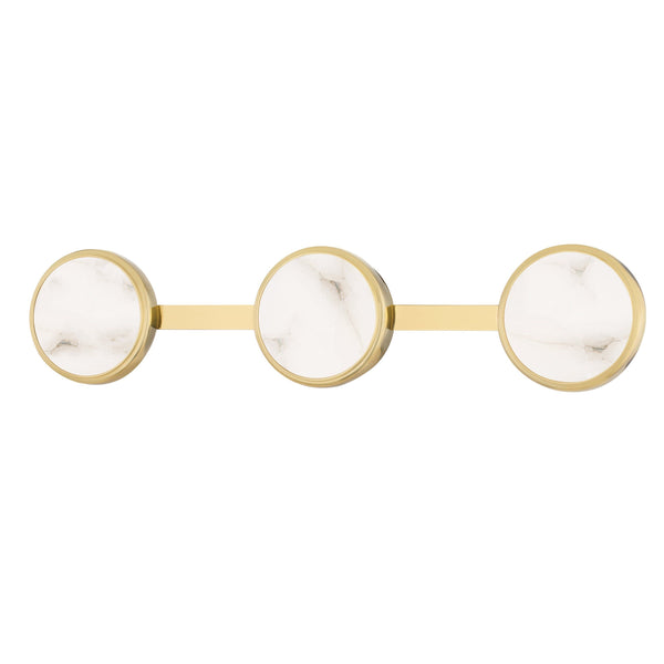 Lighting - Bath And Vanity Meander 3 Light Bath Bracket // Aged Brass 