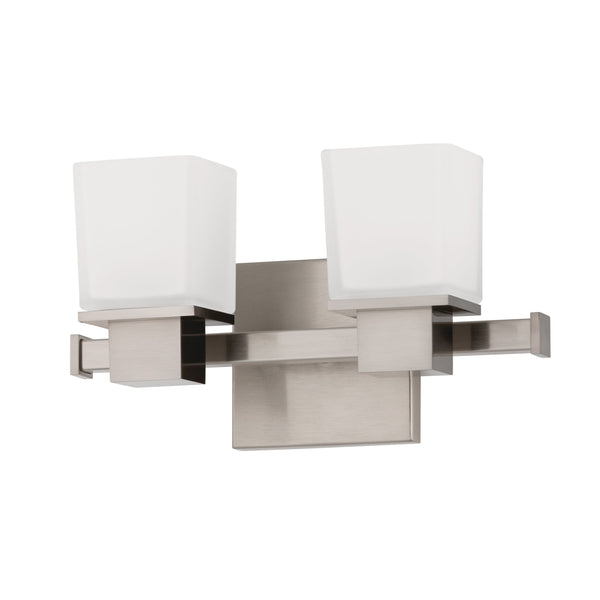 Lighting - Bath And Vanity Milford 2 Light Bath Bracket // Satin Nickel 