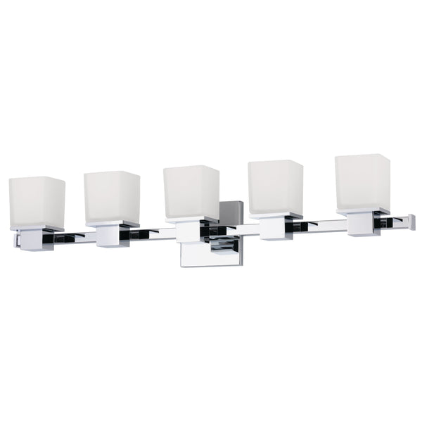 Lighting - Bath And Vanity Milford 5 Light Bath Bracket // Polished Chrome 