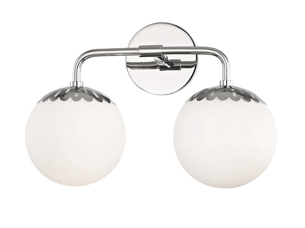 Lighting - Bath And Vanity Paige 2 Light Bath Bracket // Polished Nickel 