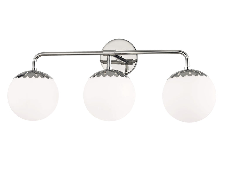 Lighting - Bath And Vanity Paige 3 Light Bath Bracket // Polished Nickel 