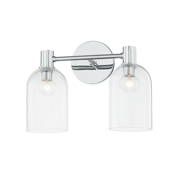 Lighting - Bath And Vanity Paisley 2 Light Bath Sconce // Polished Chrome 