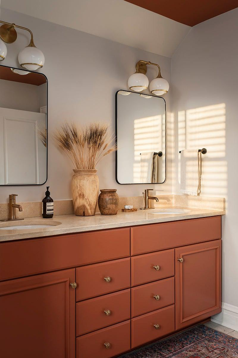 Lighting - Bath And Vanity Reese 2 Light Bath and Vanity // Aged Brass 