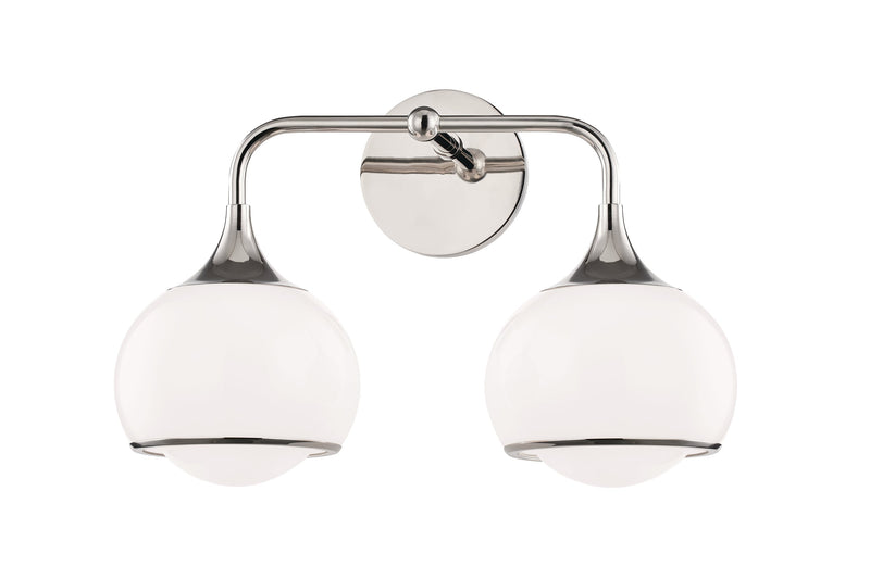 Lighting - Bath And Vanity Reese 2 Light Bath and Vanity // Polished Nickel 