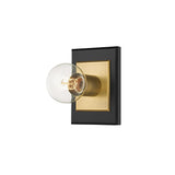 Lighting - Bath And Vanity Runyan 1 Light Bath Bracket // Patina Brass & Soft Black 