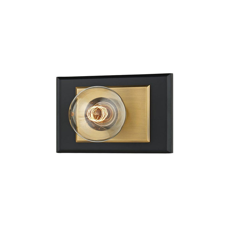 Lighting - Bath And Vanity Runyan 1 Light Bath Bracket // Patina Brass & Soft Black 