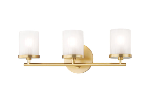 Lighting - Bath And Vanity Ryan 3 Light Bath Bracket // Aged Brass 