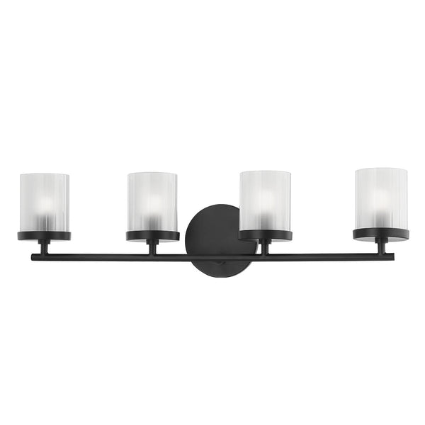 Lighting - Bath And Vanity Ryan 4 Light Bath Bracket // Soft Black 