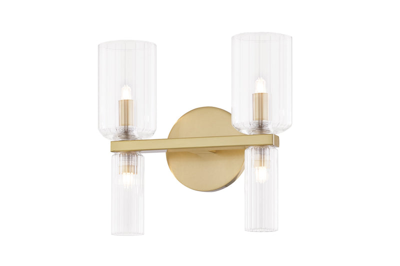 Lighting - Bath And Vanity Tabitha 4 Light Bath Bracket // Aged Brass 