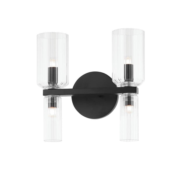 Lighting - Bath And Vanity Tabitha 4 Light Bath Bracket // Soft Black 