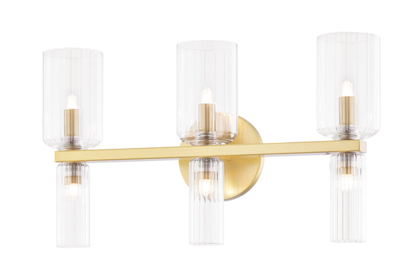 Lighting - Bath And Vanity Tabitha 6 Light Bath Bracket // Aged Brass 