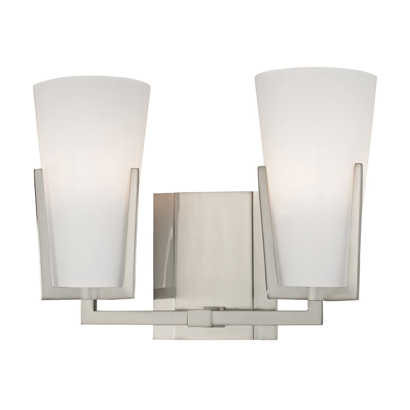 Lighting - Bath And Vanity Upton 2 Light Bath Bracket // Satin Nickel 