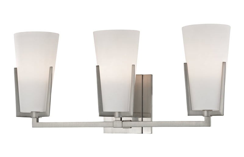 Lighting - Bath And Vanity Upton 3 Light Bath Bracket // Satin Nickel 