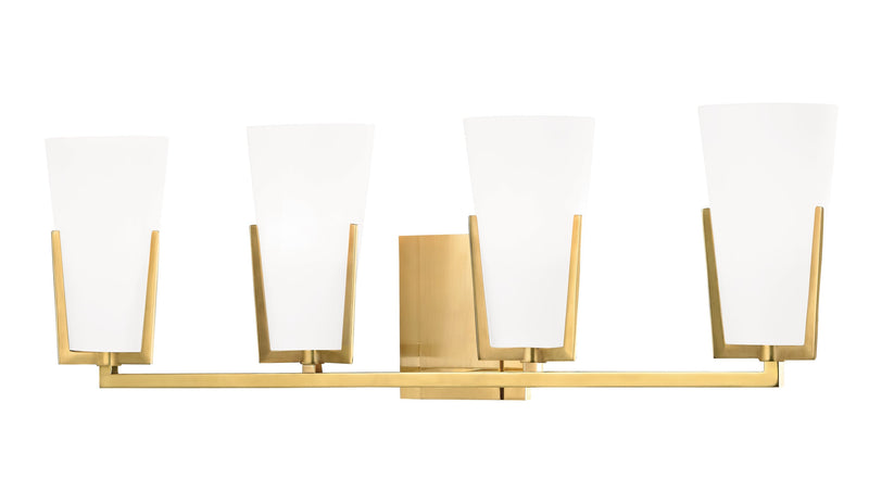 Lighting - Bath And Vanity Upton 4 Light Bath Bracket // Aged Brass 