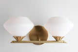 Lighting - Bath And Vanity Valerie 2 Light Bath Bracket // Aged Brass 