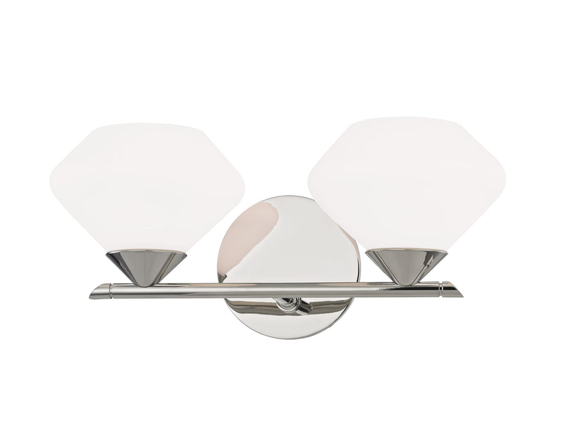 Lighting - Bath And Vanity Valerie 2 Light Bath Bracket // Polished Nickel 