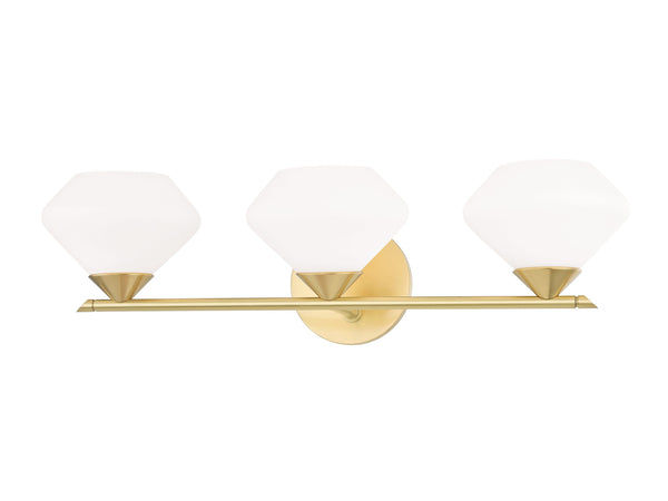 Lighting - Bath And Vanity Valerie 3 Light Bath Bracket // Aged Brass 